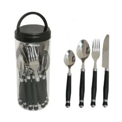 Haba Bestekset In Koker Black 24-delig