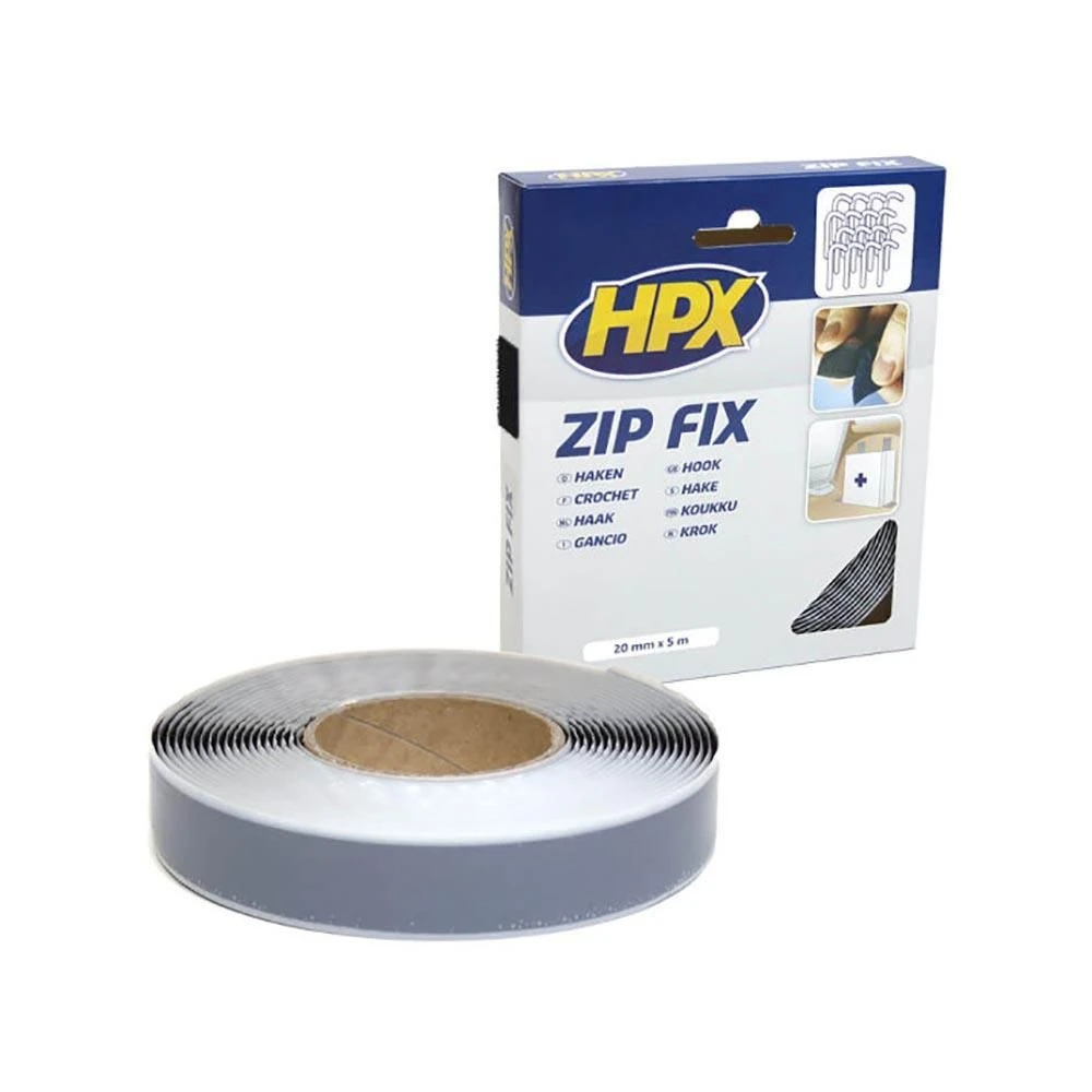 HPX Zip Fix Klittenband 20 Mm X 5 Meter 1 HPX Zip Fix Klittenband 20 Mm X 5 Meter