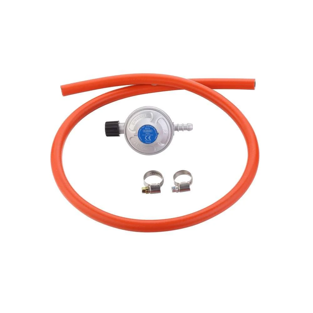 Cadac Gasdrukregelaar 30mbar Met Slang 1 Cadac Gasdrukregelaar 30mbar Met Slang