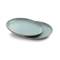 Barebones Emaille Plat Bord ø 280 Mm Mint 2-pack