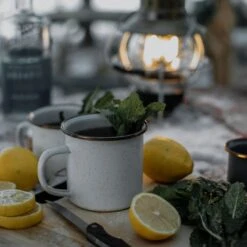 Barebones Emaille Mok 473 Ml Eggshell 2-pack -Buiten Kamperen Winkel 107147 100 04