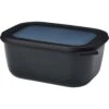 Mepal Cirqula Multikom Rechthoekig 1,5 Liter Nordic Black