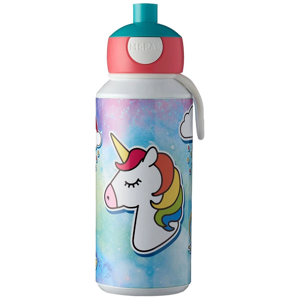 Mepal Pop-up Campus Drinkfles 400 Ml Unicorn 1 Mepal Pop-up Campus Drinkfles 400 Ml Unicorn