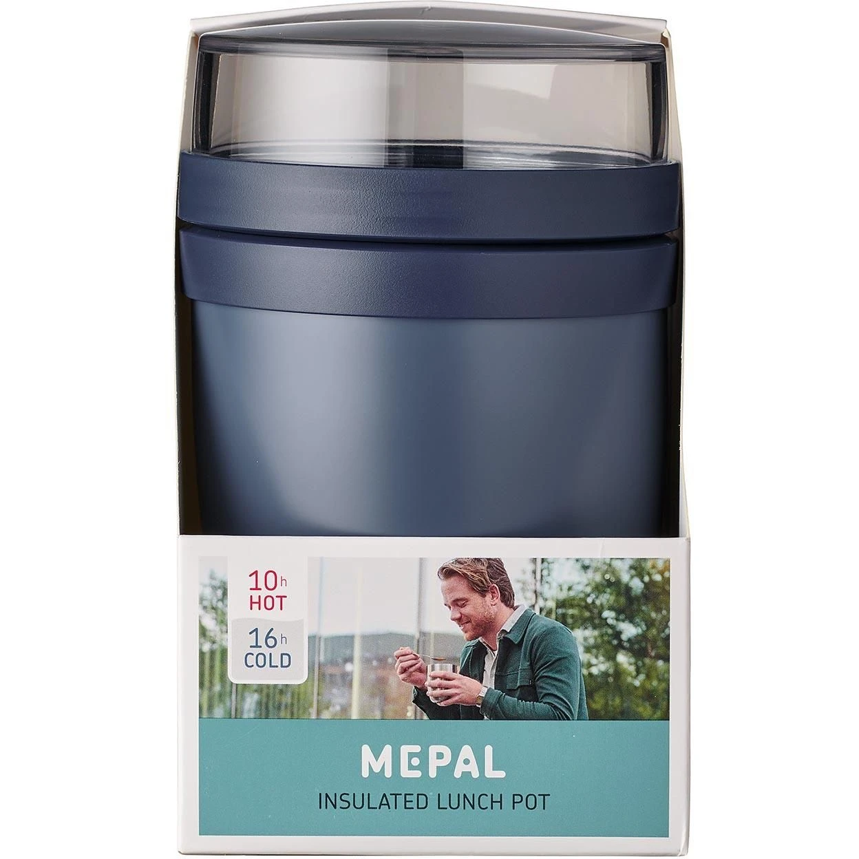 Mepal Ellipse Isoleer Lunchpot 700 Ml Nordic Denim 2 Mepal Ellipse Isoleer Lunchpot 700 Ml Nordic Denim - Afbeelding 2