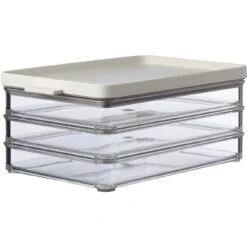 Mepal Omnia 3-laags Vleeswarendoos Nordic White