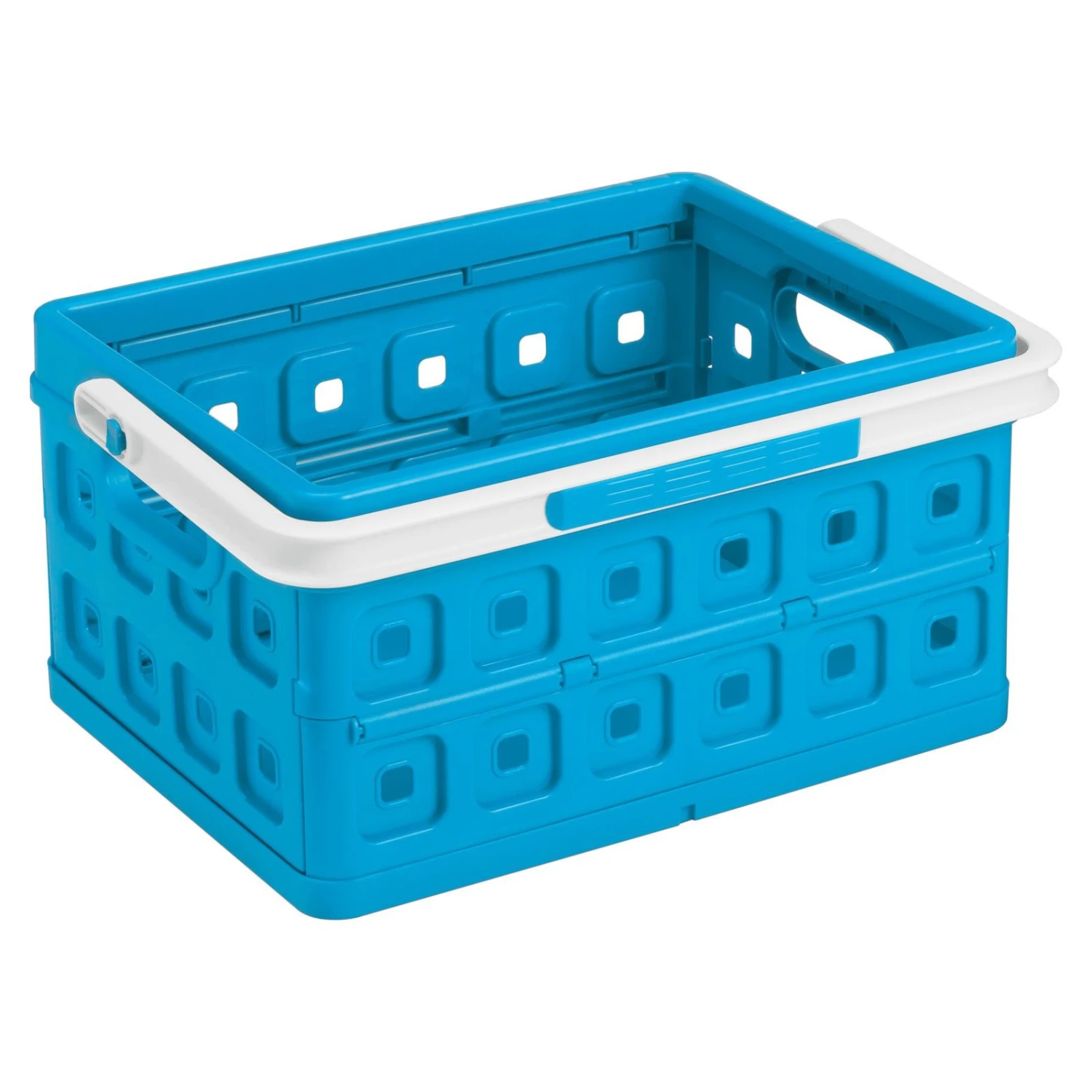 Sunware Square Folda Vouwkrat Met Handgreep 24 Liter Blauw 2 Sunware Square Folda Vouwkrat Met Handgreep 24 Liter Blauw - Afbeelding 2