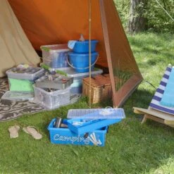 Sunware Q-Line Camping Opbergbox 9,5 Liter Blauw -Buiten Kamperen Winkel 108280 200 05 3