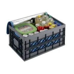 Sunware Square Heavy Duty Vouwkrat 45 Liter Zwart -Buiten Kamperen Winkel 108281 990 03 2