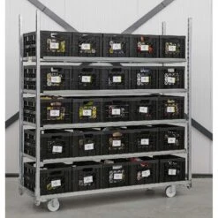 Sunware Square Heavy Duty Vouwkrat 45 Liter Zwart -Buiten Kamperen Winkel 108281 990 05 2