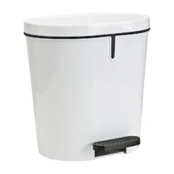 Sunware Zamora Pedaalemmer 8 Liter Wit