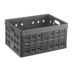 Sunware Square Folda Vouwkrat 46 Liter Antraciet