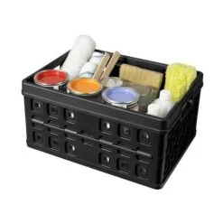 Sunware Square Vouwkrat 46 Liter Zwart -Buiten Kamperen Winkel 108323 990 03 2