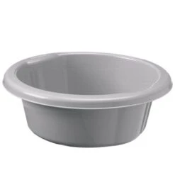 Sunware Water-line Emmer + Afwasteil 5 + 12 Liter Zilver -Buiten Kamperen Winkel 108330 950 03 1