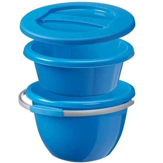 Sunware Water-line Emmer Met Afwasteil 9 + 14 Liter Blauw 1 Sunware Water-line Emmer Met Afwasteil 9 + 14 Liter Blauw