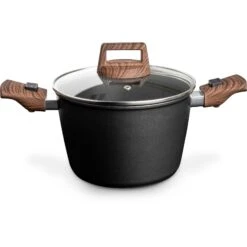 Bardani Wajan Deluxe Kookpan Met Deksel En Afneembare Grepen ø 20 Cm