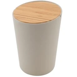 Point-Virgule Bamboe Afvalbakje Naturel