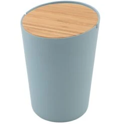 Point-Virgule Bamboe Afvalbakje Mist Blauw