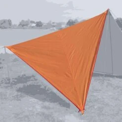 Bent Canvas Plain Set Tarp 250 X 250 X 250 Autumn Glory