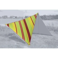Bent Canvas Allover Set Caribbean Tarp 250 X 250 X 250 Lime Punch -Buiten Kamperen Winkel 111863 500 03
