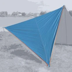 Bent Canvas Plain Set Tarp 250 X 250 X 250 Hawaiian Ocean