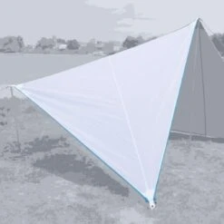 Bent Canvas Plain Set Tarp 250 X 250 X 250 White