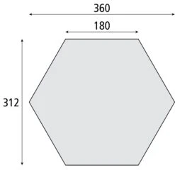 Bardani Quick Lodge 6 Partytent 360 X 312 -Buiten Kamperen Winkel 111904 900 06 2