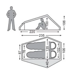 Nordisk Telemark 2 LW Lichtgewicht Tent 5 Nordisk Telemark 2 LW Lichtgewicht Tent -Buiten Kamperen Winkel 111985 300 03 1
