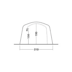 Outwell Parkdale 4PA Opblaasbare Tent -Buiten Kamperen Winkel 111991 300 13 1