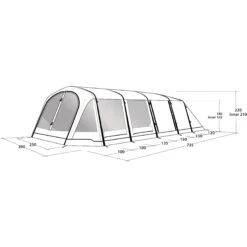 Outwell Wood Lake 6ATC Opblaasbare Tent -Buiten Kamperen Winkel 111994 200 09 1