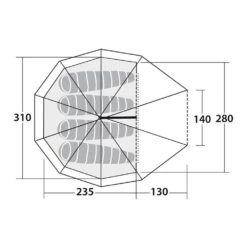 Robens Green Cone 4 PRS Lichtgewicht Piramidetent -Buiten Kamperen Winkel 112003 300 14 1