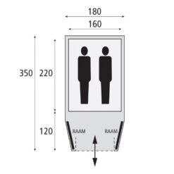 Bardani AirWolf 180 TC Opblaasbare Tent -Buiten Kamperen Winkel 112095 180 09 2