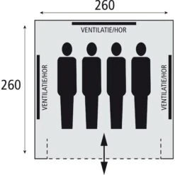 Safarica Sioux 260 Piramidetent 5 Safarica Sioux 260 Piramidetent -Buiten Kamperen Winkel 112131 900 03 1