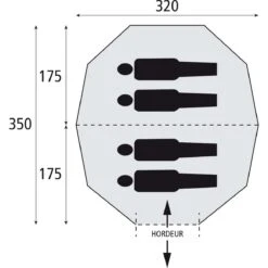 Bardani Taiga 320 RSTC Piramidetent -Buiten Kamperen Winkel 112149 180 10