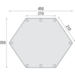 Bardani Spitfire Wing RSTC Tarp Beige Black -Buiten Kamperen Winkel 112150 180 03 1