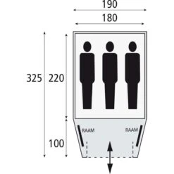 Safarica Kenia 190 TC Koepeltent 9 Safarica Kenia 190 TC Koepeltent -Buiten Kamperen Winkel 112196 180 05 2
