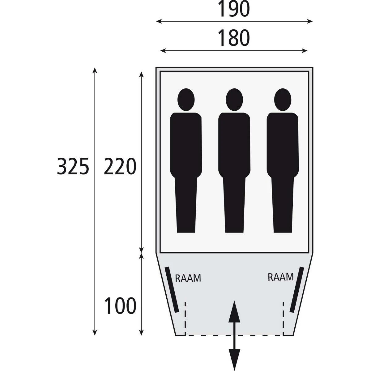 Safarica Kenia 190 TC Koepeltent 5 Safarica Kenia 190 TC Koepeltent - Afbeelding 5