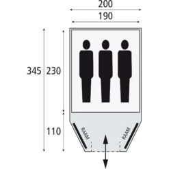 Bardani Cortina 200 RSTC Koepeltent -Buiten Kamperen Winkel 112216 180 06 1