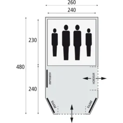 Bardani Mustang 260 RSTC Tunneltent -Buiten Kamperen Winkel 112217 180 07 1 scaled