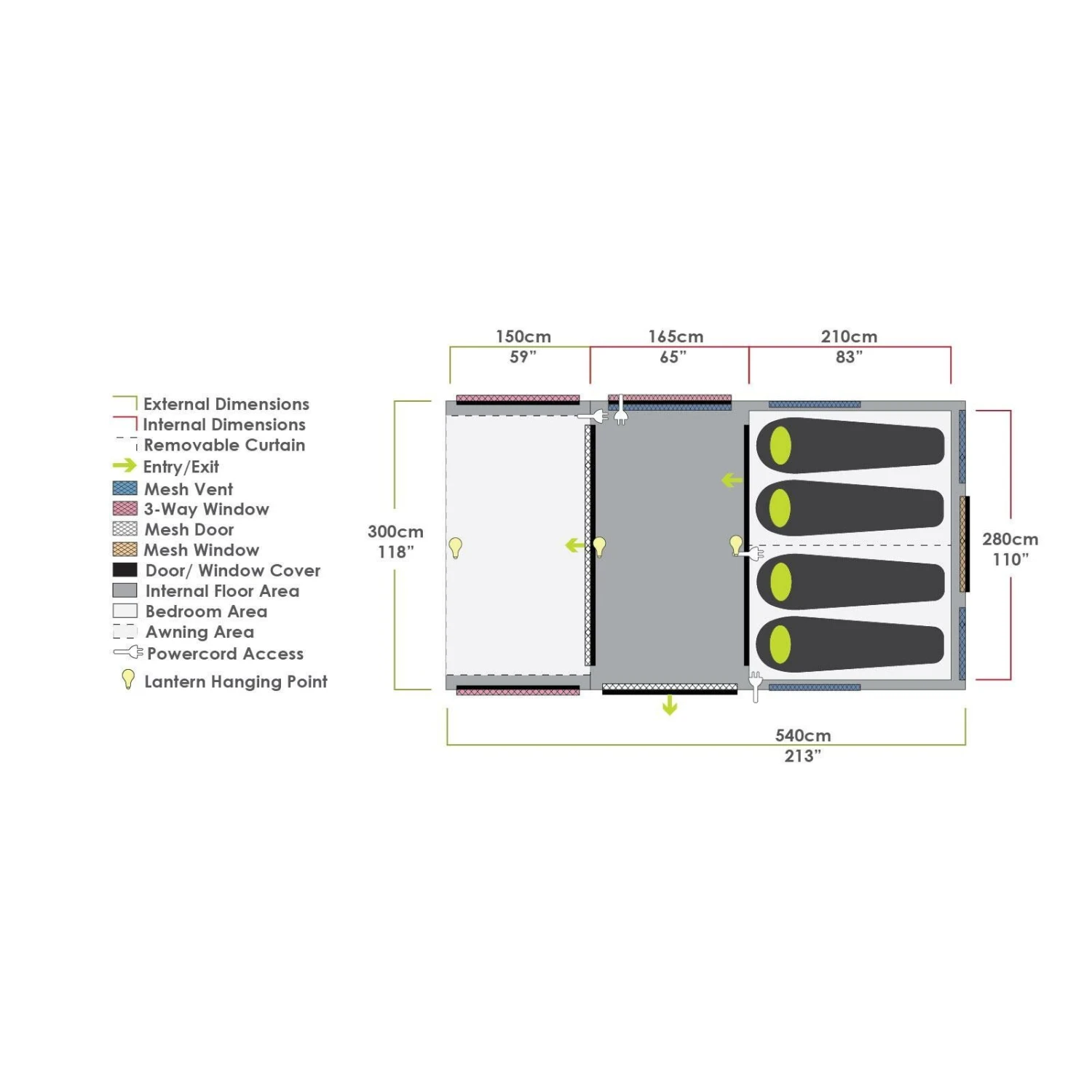 Zempire Evo TM V 2 Opblaasbare Tent 2022 8 Zempire Evo TM V 2 Opblaasbare Tent 2022 - Afbeelding 8