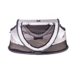 Deryan Travel Cot Peuter Luxe Campingbed Silver
