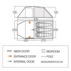 Vango Omega 350 Lichtgewicht Tunneltent Pamir Green -Buiten Kamperen Winkel 112456 300 03 1