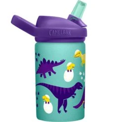Camelbak Eddy+ Kids RVS Drinkfles 400 Ml Hatching Dinos -Buiten Kamperen Winkel 114008 505 03