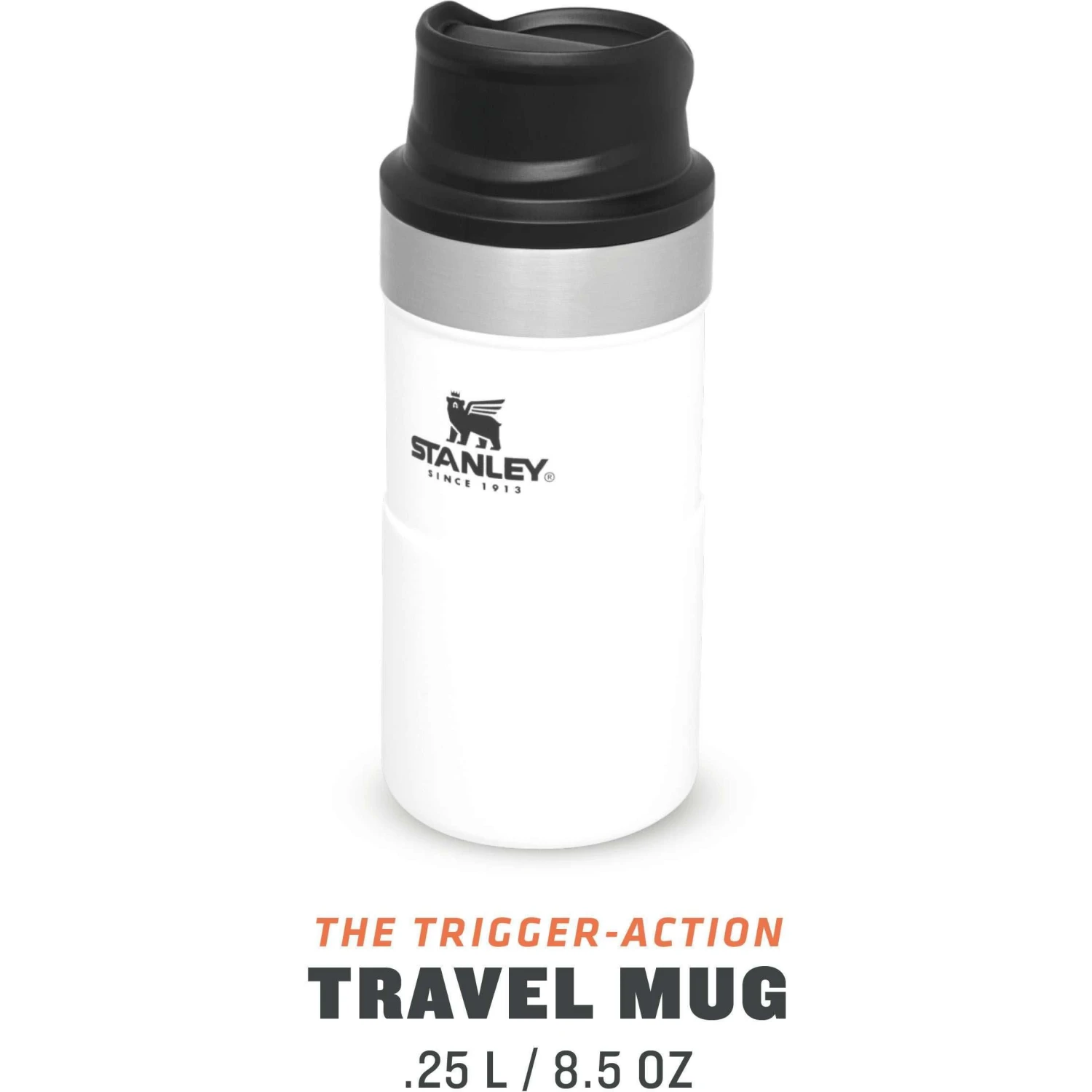 Stanley PMIClassic Trigger-Action Thermosbeker 250 Ml Polar 2 Stanley PMIClassic Trigger-Action Thermosbeker 250 Ml Polar - Afbeelding 2