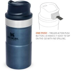 Stanley PMIClassic Trigger-Action Thermosbeker 250 Ml Nightfall -Buiten Kamperen Winkel 115053 200 05