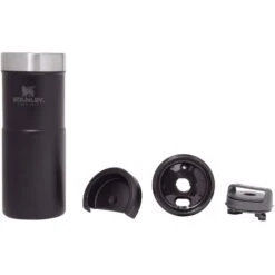 Stanley PMIThe NeverLeak Travel Thermosbeker 250 Ml Mattblack -Buiten Kamperen Winkel 115089 990 03