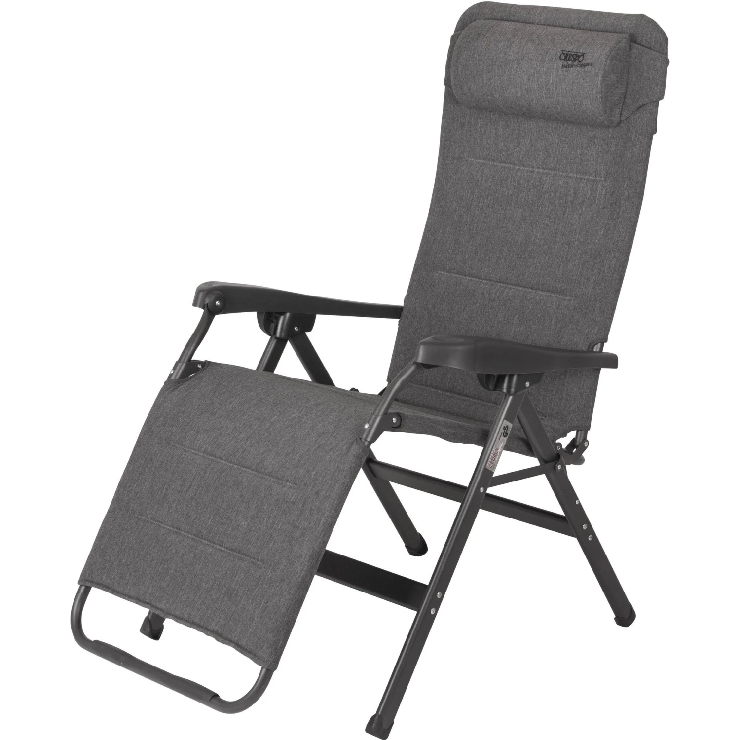 Crespo AP-234 Tex Supreme Relaxstoel Grijs 2 Crespo AP-234 Tex Supreme Relaxstoel Grijs - Afbeelding 2