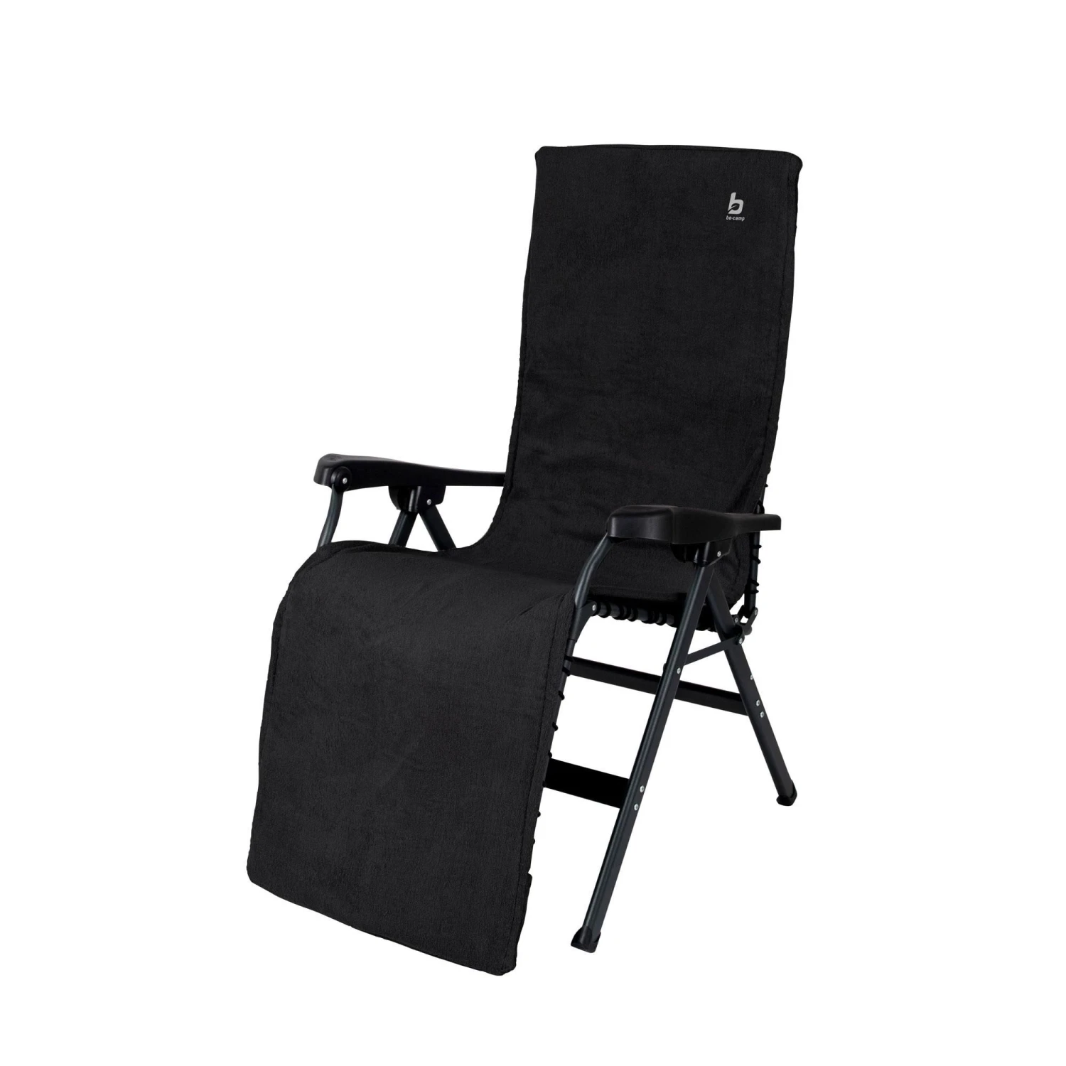 Bo-Camp Badstof Hoes L Relaxstoel Antraciet 1 Bo-Camp Badstof Hoes L Relaxstoel Antraciet