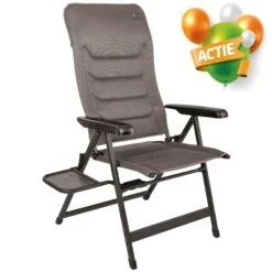 Bardani Domenica Plus 3D Comfort Campingstoel Platina Grey