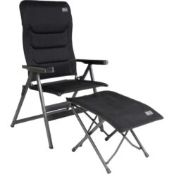 Bardani Bernardo XL 3D Comfort Campingstoel Zebra Black -Buiten Kamperen Winkel 116055 990 04 2