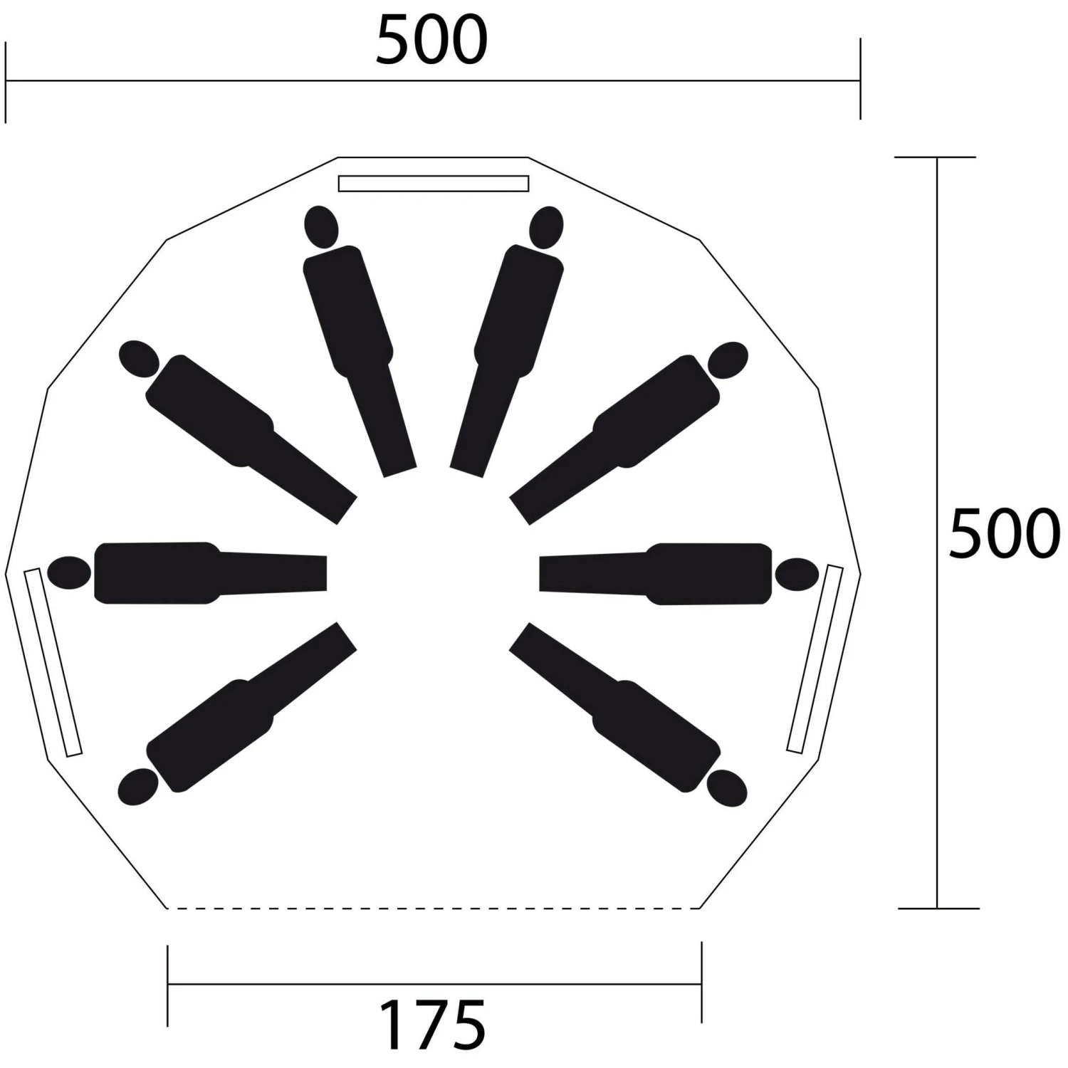 De WitSherpa 500 Groepstent Inclusief Binnentent 3 De WitSherpa 500 Groepstent Inclusief Binnentent - Afbeelding 3